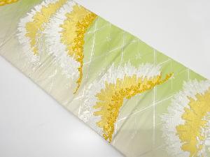 アンティーク　笠松模様織り出し暈し袋帯（着用可）